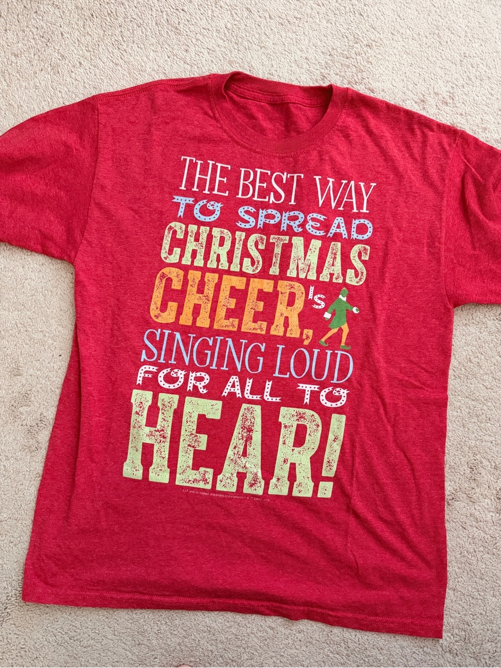 "Elf" Movie Quote Christmas Graphic T-Shirt